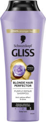 Schwarzkopf Blonde Perfector hamvasító sampon peptidkeverékkel és áfonyakivonattal 250 ml - ecofamily