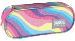 DERFORM BackUp Pasztell ovális tolltartó - Színes hullámok (PB6A21) (PB6A21)