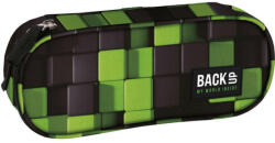 DERFORM BackUp Geometrikus ovális tolltartó - Zöld pixelek (PB6A52) (PB6A52)