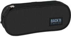 DERFORM BackUp Egyszínű ovális tolltartó - Fekete (PB6A56)