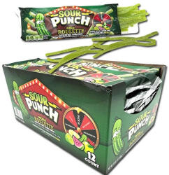 Sour Punch Pickle Roulette savanyú uborka gumicukor rulett 128g