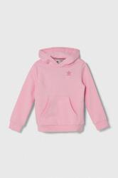 Adidas bluza copii culoarea roz, cu glugă, cu imprimeu PPYH-BLG02C_30X