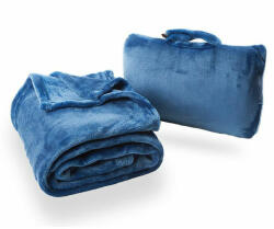 Cabeau Fold 'n Go Blanket Culoare: albastru Patura