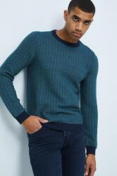 MEDICINE pulover de bumbac barbati, culoarea turcoaz, ZBYY-SWM603_69M