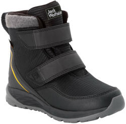 Jack Wolfskin Polar Bear Texapore Mid Vc K Mărimi încălțăminte (EU): 29 / Culoare: negru/galben