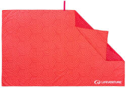 LIFEVENTURE Printed SoftFibre Trek Towel Culoare: de coral