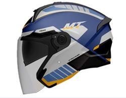 MT Helmets Casca open MT Cosmo SV Cruiser albastru-negru-gri mat (MT1361B62271)
