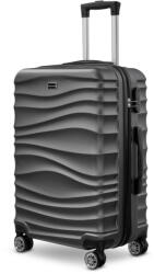 BeComfort L02-G-75, ABS, guruló, szürke bőrönd 75 cm