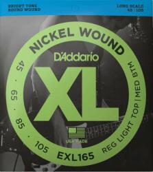 D'Addario EXL165 coardă de chitară bas, bobină de nichel, 45-105 (EXL165)