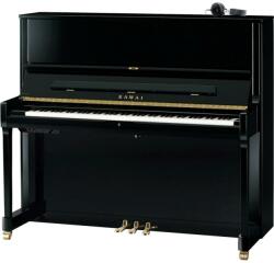 Kawai K-500ATX4 M/PEP pian acustic, sistem hibrid ATX4, 88 de clape, înălțime 130 cm, negru lucios (K-500ATX4 M/PEP)
