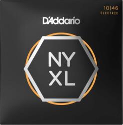 D'Addario NYXL1046 corzi de chitară electrică, bobină de nichel, New York XL, 10-46 (NYXL1046)