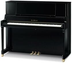 Kawai K-400 M/PEP pian acustic, 88 de clape, înălțime 122 cm, negru lucios (K-400 M/PEP)