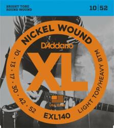 D'Addario EXL140 corzi de chitară electrică, bobină de nichel, 10-52 (EXL140)