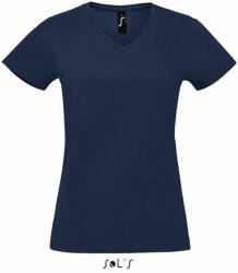 SOL'S Imperial V Women - v-nyakú póló (french navy, S) (so02941fn-s)