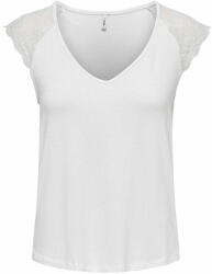  ONLY Női póló ONLPETRA Slim Fit 15315803 White (Méret L)