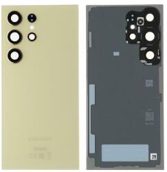 Samsung GH82-33349C Gyári Samsung Galaxy S24 Ultra Titán Sárga színű akkufedél hátlap, burkolati elem, kamera lencse (Titanium Yellow) (GH82-33349C)