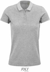 SOL'S Planet Women - galléros póló (grey melange, 2XL) (so03575gm-2xl)