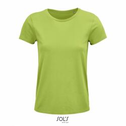 SOL'S Crusader Women - környakas testhezálló jersey póló (apple green, 2XL) (so03581ag-2xl)