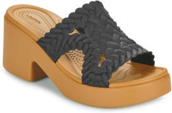 Crocs Papuci de vară Femei Brooklyn Woven Slide Heel Crocs Negru 38 / 39