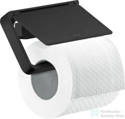 Hansgrohe AXOR UNIVERSAL Softsquare fedeles wc papír tartó, matt fekete 42836670 (42836670)