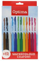 Optima Zsírkréta OPTIMA kerek 12 színű (100139) - homeofficeshop