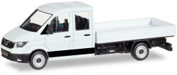 HERPA 013215 MAN TGE, duplakabinos platós furgon, összerakhatós Minikit (4013150013215)