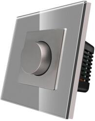Luxion Fényerőszabályzós, Dimmer, Mechanikus Kapcsoló Variátorral Kristályüveg, Nedvességálló - szin szurke
