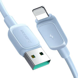 JOYROOM Multi-Color USB-A - Lightning Kábel - 1.2m 2.4A - Kék (S-AL012A14)