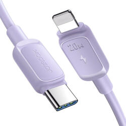 JOYROOM USB-C - Lightning Multi-Color Kábel - 1.2m 20W - Lila (S-CL020A14)