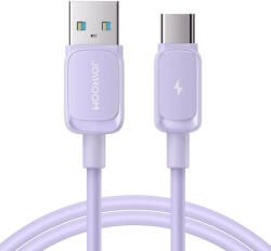 JOYROOM USB - USB-C A14 Kábel - 1.2m 3A - Lila (S-AC027A141P)