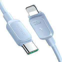 JOYROOM USB-C - Lightning Multi-Color Kábel - 1.2m 20W - Kék (S-CL020A14)