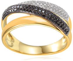 Heratis Forever Briliáns gyűrű fekete gyémántokkal IZBR824