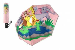  Teddies Esernyő Állatok összecsukható szövet/metál 28cm rózsaszínű