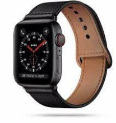 Tech-Protect Tech Protect Apple Watch Leather Fit Band 42-49mm Black