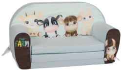 Mama Kiddies Mama Kiddies® prémium szétnyitható dupla gyerekfotel - Farm animals