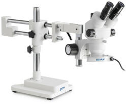 KERN Állványos sztereó mikroszkóp készlet trinokulár tubussal, 7x - 45x nagyítással, felső LED-es megvilágítással, KERN OPTICS OZM 923 (OZM_923)
