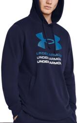 Under Armour UA Rival Terry Graphic Hood-BLU Kapucnis melegítő felsők 1386047-410 Méret S - top4running