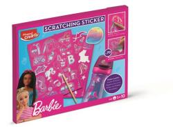 Maped Creativ Képkarcoló matricás készlet, MAPED CREATIV Barbie Scratching (907075)