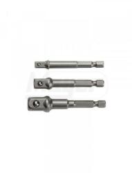 Högert Technik Fúrógépbe rögzíthető bittartó, crV acél ötvözet, 1/4″, 3/8″, 1/2″ bitekhez (HT1S445)
