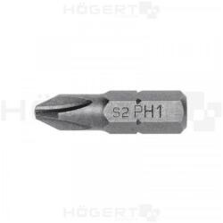 Högert Technik Csavarhúzó BIT, PH2, 25mm, acél (HT1S302)