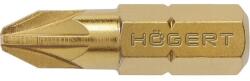Högert Technik Csavarhúzó BIT, PH2 25mm, acél S2 titán-nitrid bevonatú (HT1S382)