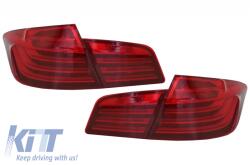 KITT Specials LED Hátsó Lámpák M Performance BMW 5 Series F10 (2011-2017) Piros LCI Design (TLBMF10BLR)