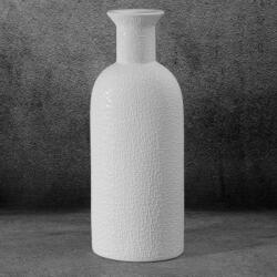  Riso3 kerámia váza Fehér 16x11x40 cm