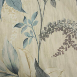  Puha pamut-akril rojtos takaró virágmintával Krémszín 150x200 cm