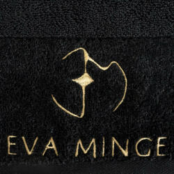  Gaja Eva Minge törölköző Fekete 30x50 cm