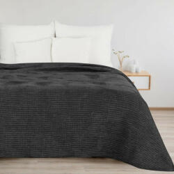  Amber gofri szerkezetű puha takaró Fekete 150x200 cm - lakberbazar - 10 100 Ft