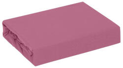  Adela jersey pamut gumis lepedő Rózsaszín 180x200 cm +25 cm