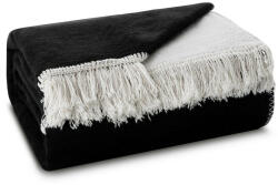  Pamut-akril kétoldalas takaró Fekete 220x240 cm