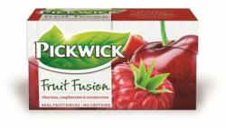 Pickwick Gyümölcstea, 20x2 g, PICKWICK "Fruit Fusion", meggy-áfonya-málna (4016679/57045418)