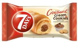 7DAYS Croissant 7DAYS Cream&Cookies mogyorókrém ízű krémmel töltött keksz darabokkal 60g